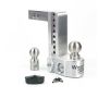 Weigh Safe 8in Drop Hitch w/Built-in Scale & 2in Shank (10K/12.5K GTWR) - Aluminum