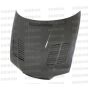 Seibon HD0205BMWE462D-GTR 02-05 BMW E46 2dr GTR-Style Carbon Fiber Hood