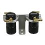 Moroso 85655 04-07 Subaru STi (w/Front Mount Intercooler) Air/Oil Separator Catch Can - Billet Alum -Black