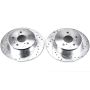 PowerStop JBR738XPR PowerStop Evolution Performance Drilled, Slotted & Plated Brake Rotor Pair