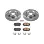 PowerStop KOE5678 OE Stock Replacement Low-Dust Ceramic Brake Pad and Rotor Kit