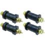 RockJock 76-76 CJ Leaf Spring Main Eye Bushing Kit w/ Urethane Bushings Set of 4