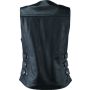Kuryakyn 094412 Leather By River Road Plains Leather Vest Black Womens - Small