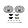 PowerStop KOE6040 OE Stock Replacement Low-Dust Ceramic Brake Pad and Rotor Kit