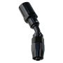 Fragola -6AN Pro-Flow x 45 Degree 3/8 EFI Quick Disconnect Hose End - Black
