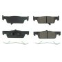 PowerStop 17-1955 PowerStop - Z17 Low-Dust Ceramic Brake Pads with Hardware