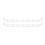 Cometic Gasket C5575-094 Cometic Chrysler R3 Block .094in Fiber Oil Pan Side Rail Gasket Set