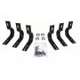 Go Rhino 6840455 07-10 Chevrolet Silverado 2500HD/3500HD Brackets for OE Xtreme Cab Length SideSteps