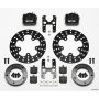 Wilwood 140-3326-D Dynalite Single Floater Front Drag Kit Drilled P&S Anglia Spindle Mount Wheel