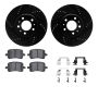 Dynamic Friction 8512-53005 Rotor Kit