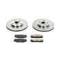PowerStop KOE3053 OE Stock Replacement Low-Dust Ceramic Brake Pad and Rotor Kit