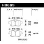 Hawk 09-12 BMW Z4 Rear Street Brake Pads