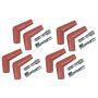 MSD IGNITION MSD8853 115 Deg Spark Plug Boots 8-Pack