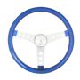 GRANT GRT8466 Steering Wheel Mtl Flake Blue/Spoke Chrm 15