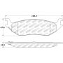 Stoptech 309.08980 Sport Brake Pads w/Shims and Hardware - Front