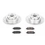 PowerStop K449 Z23 Daily Driver Carbon-Fiber Ceramic Brake Pad and Drilled & Slotted Rotor Kit