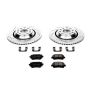 PowerStop K4628 Z23 Daily Driver Carbon-Fiber Ceramic Brake Pad and Drilled & Slotted Rotor Kit