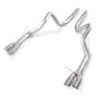 Stainless Works M14GT 2013-14 Ford Shelby GT500 3in Catback Retro Chambered Mufflers Resonator