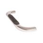 Dee Zee DZ373517 Deezee 19-2022 Chevrolet Silverado Tubes - 4In Oval Stainless Polished (RegCab)