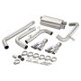 Corsa Performance 14143 3.0in. Cat-Back Dual Rear Exit with Twin 3.5in. Polished Pro-Series Tips