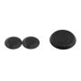 Kentrol 07-18 Jeep Wrangler JK Tailgate Plug (set) - Powdercoat Black