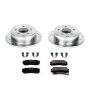 PowerStop K155 Z23 Daily Driver Carbon-Fiber Ceramic Brake Pad and Drilled & Slotted Rotor Kit