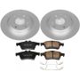 PowerStop CRK981 Genuine Geomet Coated Rotor and Carbon-Fiber Ceramic Brake Pad Kit