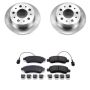 PowerStop KOE7310 OE Stock Replacement Low-Dust Ceramic Brake Pad and Rotor Kit