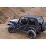 Rampage 106535 97-06 Jeep Wrangler TJ Frameless Trail Soft Top Kit - Black Diamond