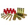 Prothane 1-813 70-74 AMC AMX/Javelin HD Shackle Bushings - Red