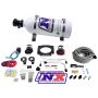 Nitrous Express 20934S-05 LS Single Entry 90mm Plate Hardline System (50-400Hp) W/ 5# Bottle
