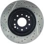 Stoptech 127.62007L Slotted & Drilled Sport Brake Rotor