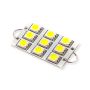 Diode Dynamics DD0106S 44mm SML9 LED Bulb - Cool - White (Single)