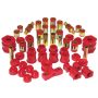 Prothane 99-00 Honda Civic Total Kit - Red