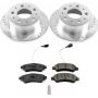 PowerStop K7310-36 Z36 Truck and SUV Carbon-Fiber Ceramic Brake Pad and Drilled & Slotted Rotor Kit