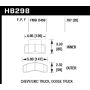 Hawk Performance HB298F.787 HPS Disc Brake Pad