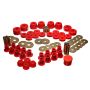 Energy Suspension 85-92 VW Golf/GTI/Jetta / 72-93 Dodge Ramcharger Red Hyper-flex Master Bushing Set