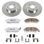 PowerStop K2280-26 Z26 Street Performance Ceramic Brake Pad and Drilled & Slotted Rotor Kit