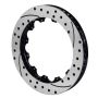 Wilwood 160-8397-BK Rotor-SV-SRP 72 Iron-LH-BLK-Drill 14.00 x 1.25 - 12 on 8.75in
