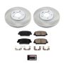 PowerStop SC7673 Semi-Coated Rotor and Low-Dust Ceramic Brake Pad Kit