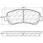 Stoptech 309.13380 Performance Brake Pads