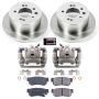 PowerStop KCOE5210 OE Stock Replacement Low-Dust Ceramic Brake Pad, Rotor and Caliper Kit