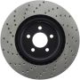 Stoptech 128.61089L Drilled Sport Brake Rotor