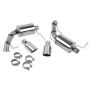 ROUSH 2011-2014 Ford Mustang V8 Enhanced Sound Dual Axle-Back w/ Round Tips