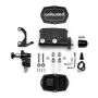 Wilwood 261-14963-BK Compact Tandem M/C - 1in Bore - w/Bracket and Valve (Pushrod) - Black
