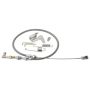 LOKAR LOKDP-1000HT36 Duo-Pak Hi-Tech Throttle Cable w/Brackets 36in