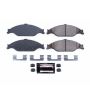 PowerStop Z23-804 PowerStop - Z23 Daily Driver Carbon-Fiber Ceramic Brake Pads with Hardware Kit