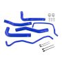 Mishimoto MMHOSE-MUS4-24BL 2024+ Ford Mustang 2.3L Silicone Coolant Hose Kit - Blue
