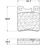 Stoptech 305.06030 Street Select Brake Pads - Rear