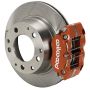 Wilwood 140-17002-R 69-83 Porsche 911 Rear Dynapro Brake Kit 3in MT Slotted - Red
